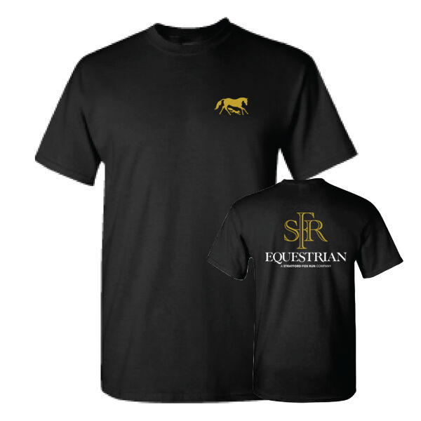 Gildan Men's Icon Equestrian Front & Back Printed T-Shirt Thumbnail