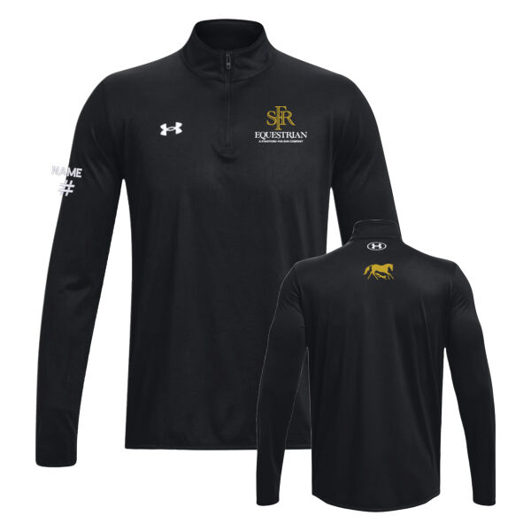 UA Men's SFR Equestrian Front & Back Printed Quarter Zip Thumbnail