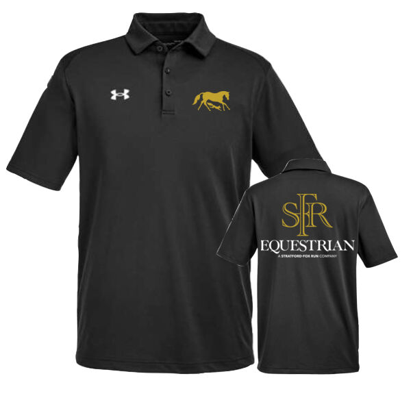 UA Men's Icon Equestrian Front & Back Printed Polo Thumbnail