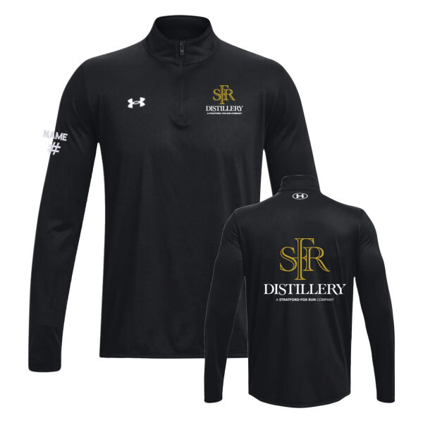 UA Men's SFR Distillery Front & Back Printed Quarter Zip Thumbnail
