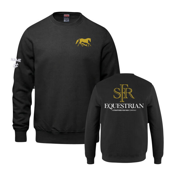 Vault Youth Icon Equestrian Front & Back Printed Crewneck Thumbnail