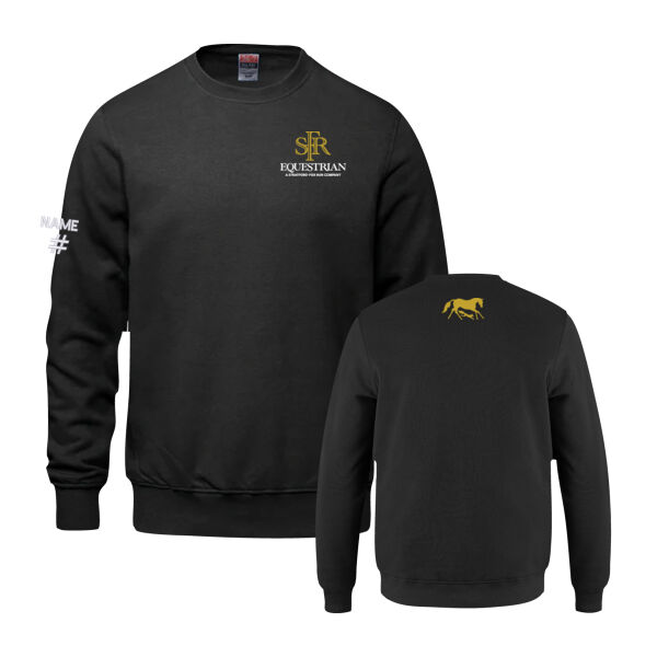 Vault Youth SFR Equestrian Front & Back Printed Crewneck Thumbnail