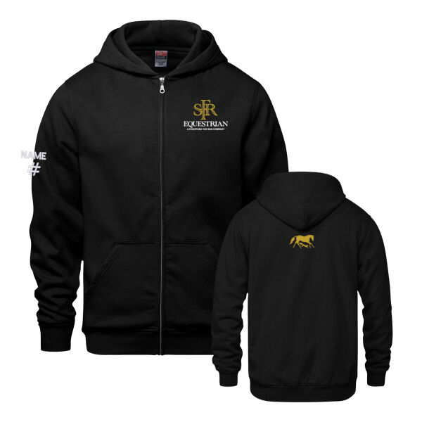 Surfer Youth SFR Equestrian Front & Back Printed Full Zip Thumbnail