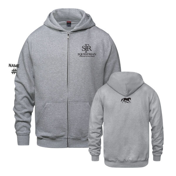 Surfer Youth SFR Equestrian Front & Back Printed Full Zip Thumbnail