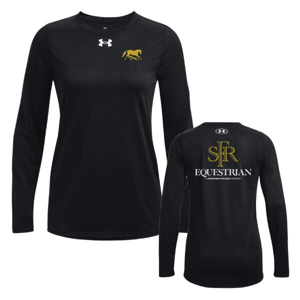 UA Women's Icon Equestrian Front & Back Printed Long Sleeve Thumbnail