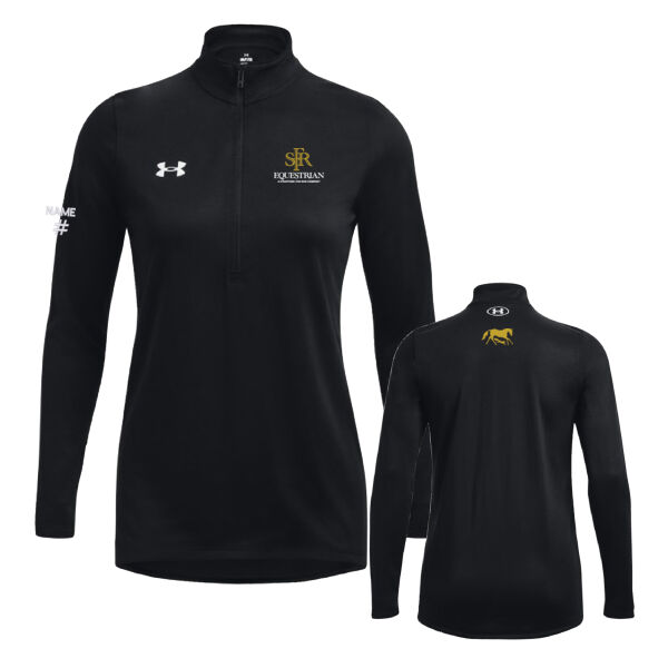 UA Women's SFR Equestrian Front & Back Printed Quarter Zip Thumbnail