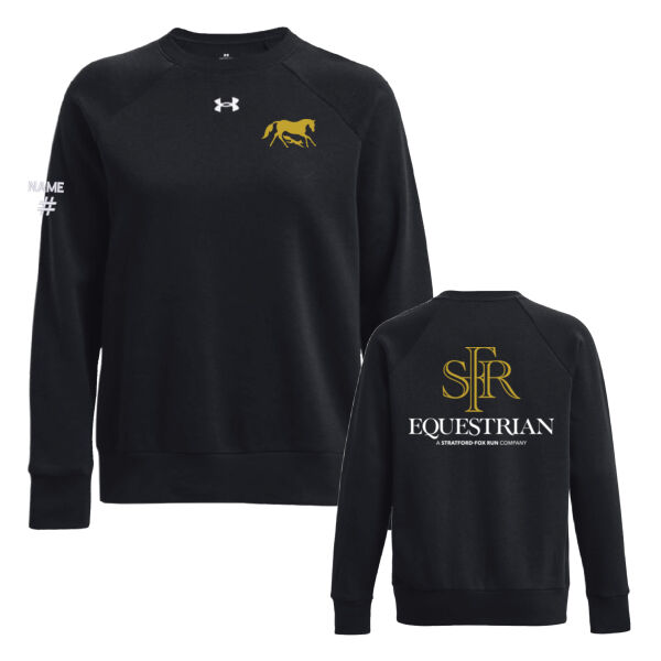 UA Women's Icon Equestrian Front & Back Printed Crewneck Thumbnail